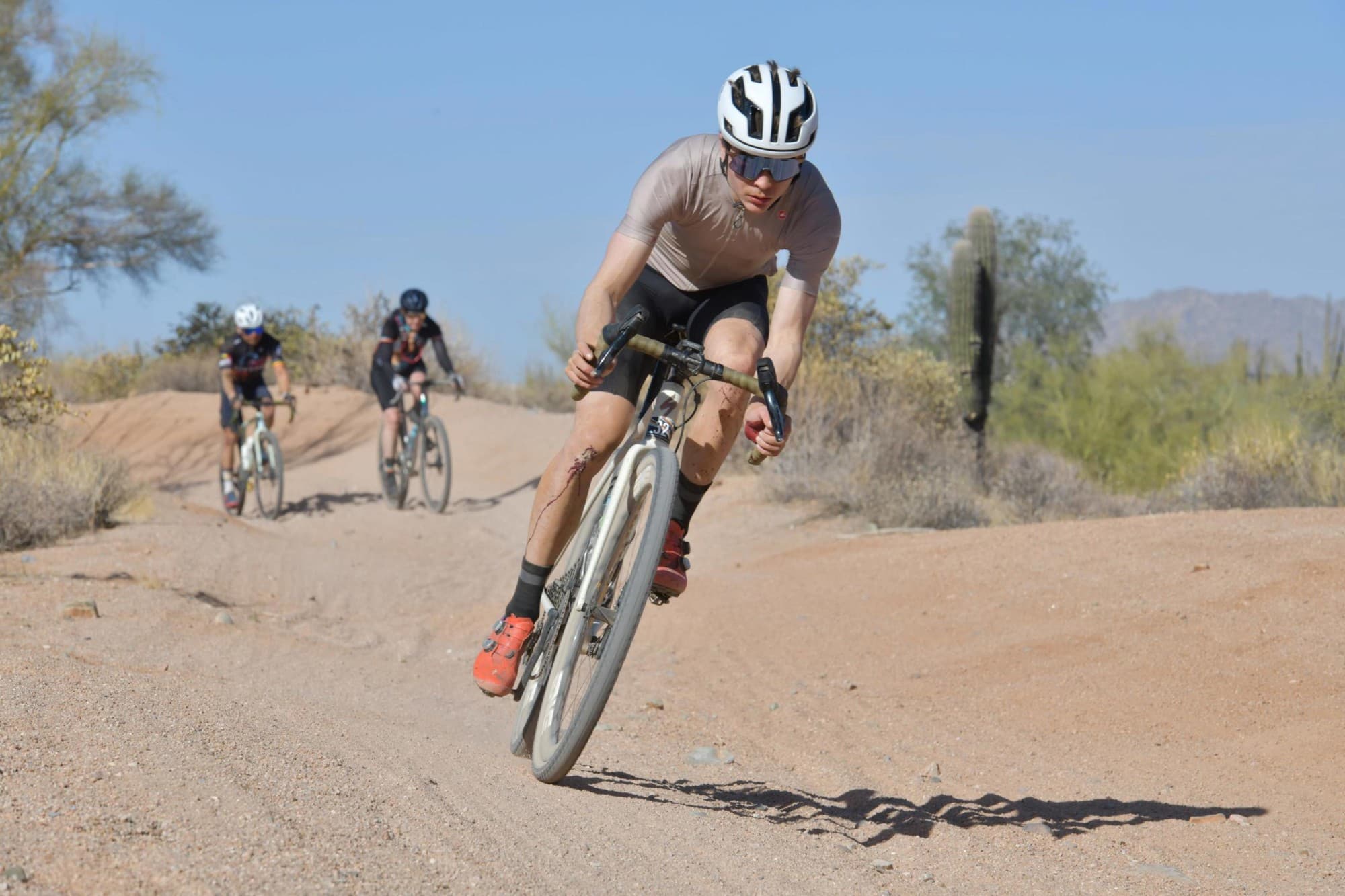 Luke Hansley riding